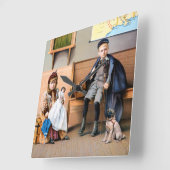 RAILROAD POSTER, 1898 VIERKANTE KLOK (Hoek)