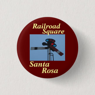 Railroad Sq. Knoop Ronde Button 3,2 Cm