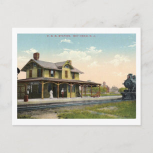 Railroad Station, Bay Head, New Jersey  Briefkaart