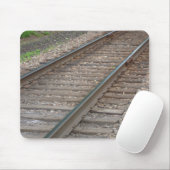 Railroad Tracks Mousepad Muismat (Met muis)