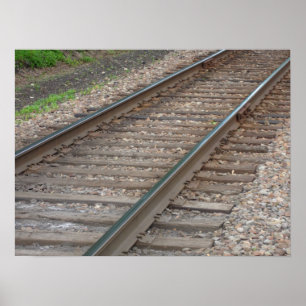 Railroad Tracks Poster