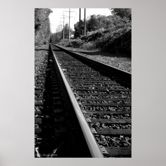 Railroad Tracks Print (Voorkant)