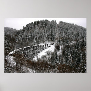 Railroad Trestle in Cloudcroft New Mexico Poster