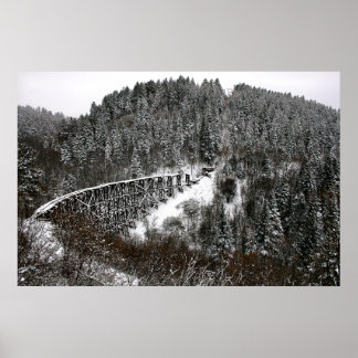 Railroad Trestle in Cloudcroft New Mexico Poster