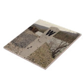 Railroad Whistle Post Tile Tegeltje (Zijkant)