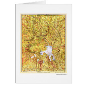 Railroad Yellowstone Map 1903