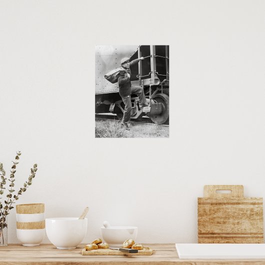 Rails Rails, 1935.  foto Poster (Keuken)