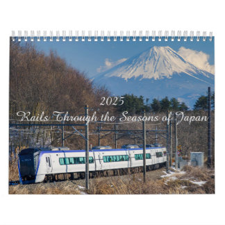 Rails Through the Seasons of Japan 2025 日本の鉄道風景 Kalender