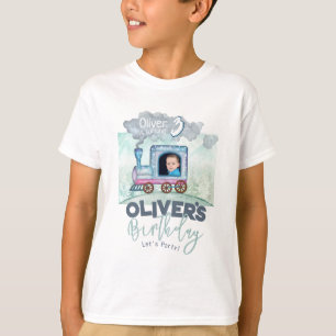 Railway Train Lover verjaardag ouders thema T-shirt