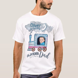 Railway Train Lover verjaardag ouders thema T-shirt