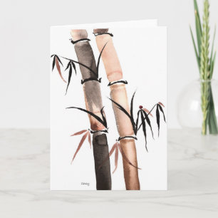Rain Bamboe Card Kaart