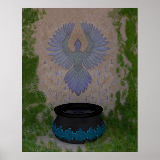 Rain Bird Art Print (Voorkant)