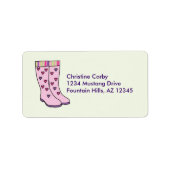 Rain Boots Label (Voorkant)