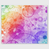 RAIN BUBBLES IN RAINBOWS CADEAUPAPIER (Vlak)