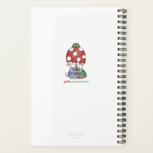 Rain Bunny Day Planner (Achterkant)