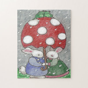 Rain bunny puzzle legpuzzel