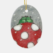 Rain Bunny Xmas Ornament (Achterkant)