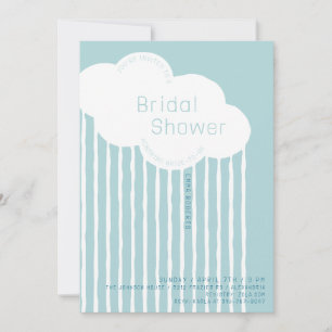 Rain Cloud bruids douche uitnodiging