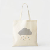 Rain Cloud Canvas tas (Voorkant)