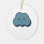 Rain Cloud Finds Relief Keramisch Ornament (Links)