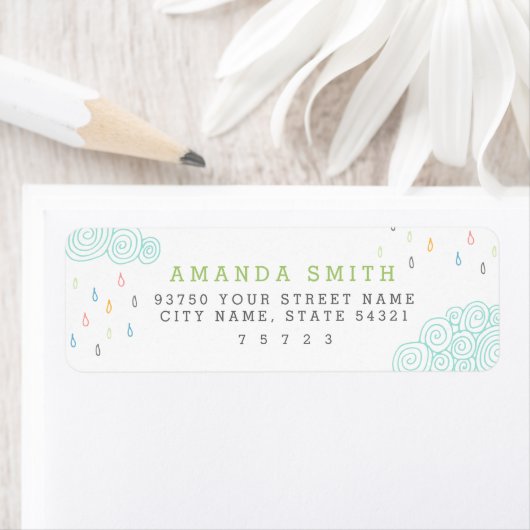 Rain Clouds Etiket (Insitu)