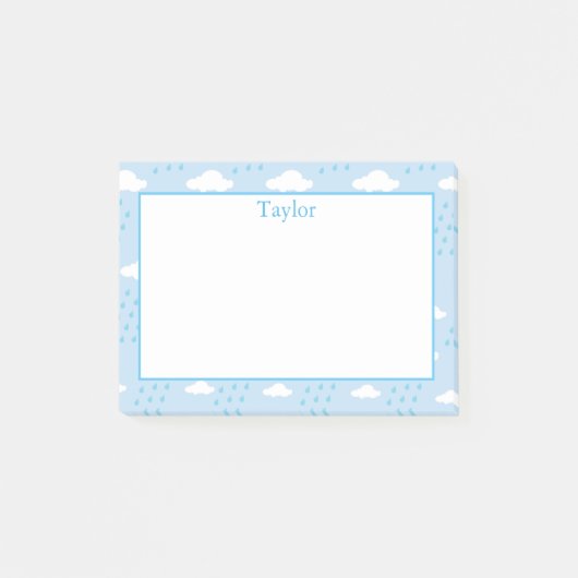 Rain Clouds Post-it® Notes (Voorkant)