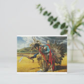 Rain Dance Briefkaart (Staand voorkant)