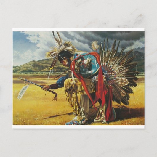 Rain Dance Briefkaart (Voorkant)