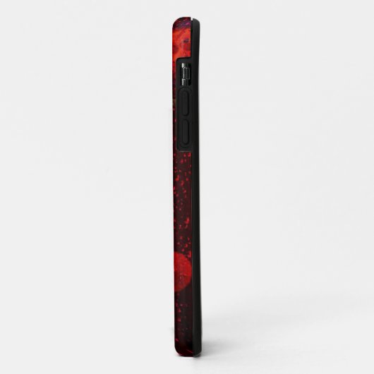 Rain Dotted Red Case-Mate iPhone Case (Achterkant/links)