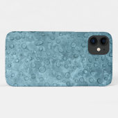 Rain Drops Wet Look op Aqua Phone Case (Achterkant (horizontaal))