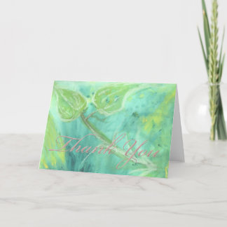 Rain Forest Haze Champagne Dankkaart Bedankkaart