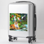 RAIN FOREST WILDLIFE STICKER (Koffer)