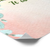 Rain Groeit Flowers Rumi Quote Poster (Hoek)