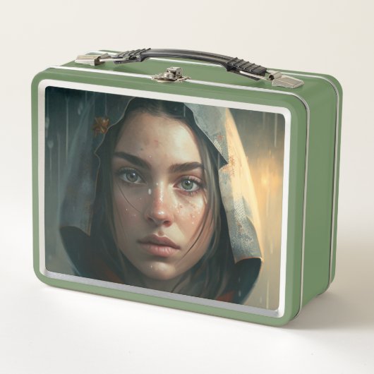 Rain hood girl (Voorkant)