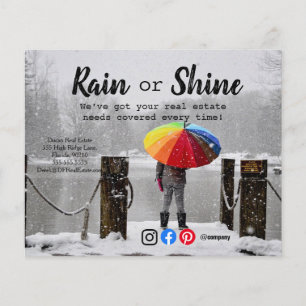 Rain klanten verwijzing vastgoed marketing verkope flyer