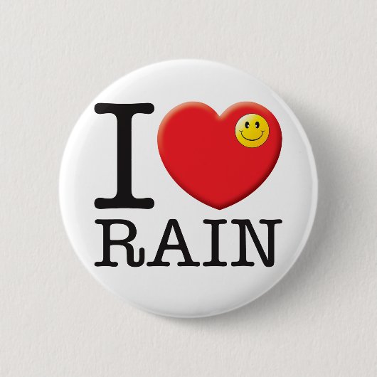 Rain Love Ronde Button 5,7 Cm (Voorkant)