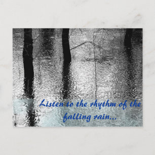Rain Quote Briefkaart