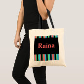 Raina Joli Sac fourre-tout rayé (Devant (produit))