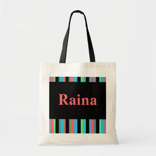 Raina Joli Sac fourre-tout rayé (Devant)
