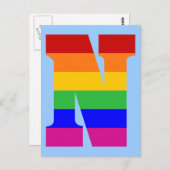 Rainbobordbrief N Briefkaart (Voorkant / Achterkant)