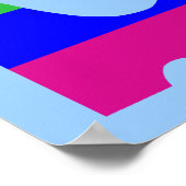 Rainbobordetekst S Poster (Hoek)