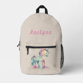 Rainbocorn gepersonaliseerd bedrukte rugzak