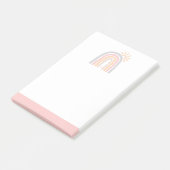 Rainbogen en Sunshine Post-it® Notes (Schuin)