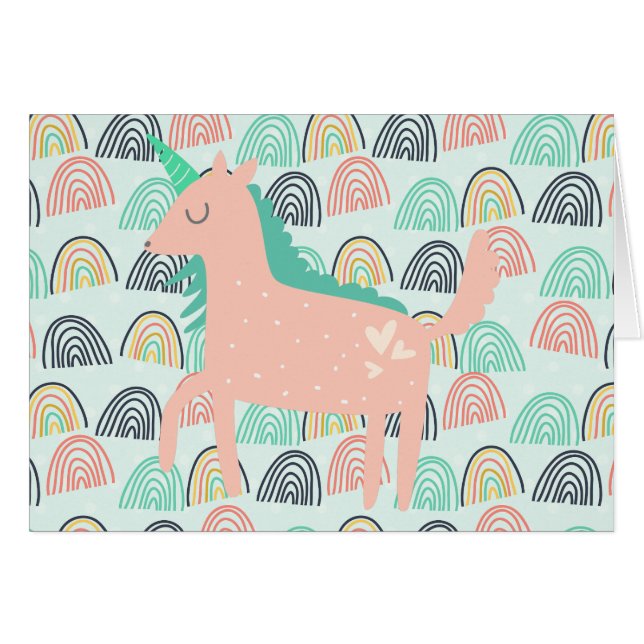 Rainbogen en Unicorns (Voorkant Horizontaal)