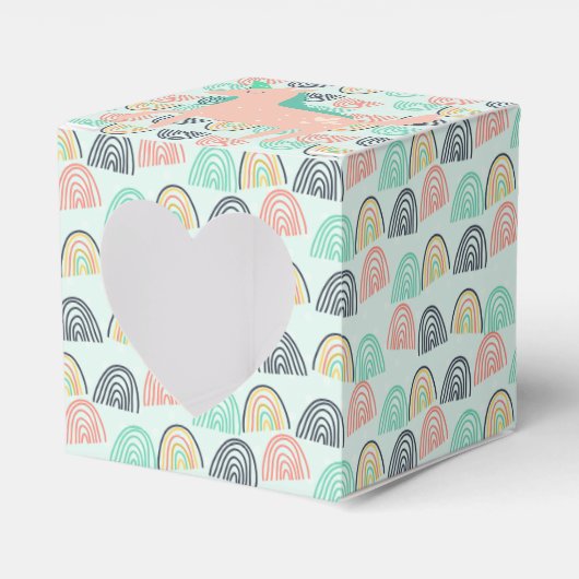 Rainbogen en Unicorns Bedankdoosjes (Voorkant Zijde)