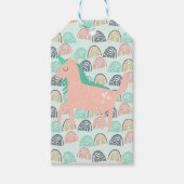 Rainbogen en Unicorns Cadeaulabel (Voorkant)