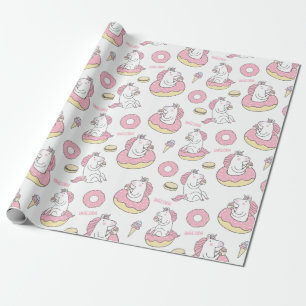 Rainbogen en Unicorns Cadeaupapier