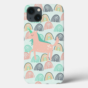 Rainbogen en Unicorns iPhone 13 Hoesje