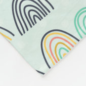 Rainbogen en Unicorns Fleece Deken (Hoek)