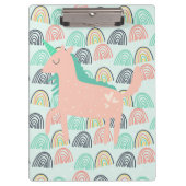 Rainbogen en Unicorns Klembord (Voorkant)